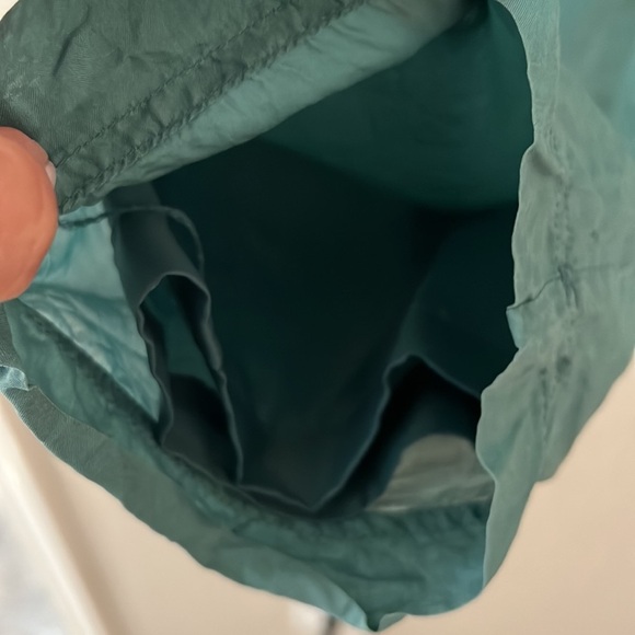 Abvien 100% Silk Women’s Windbreaker Jogger Pants sz S Sage Green. Vintage. - Picture 3 of 9